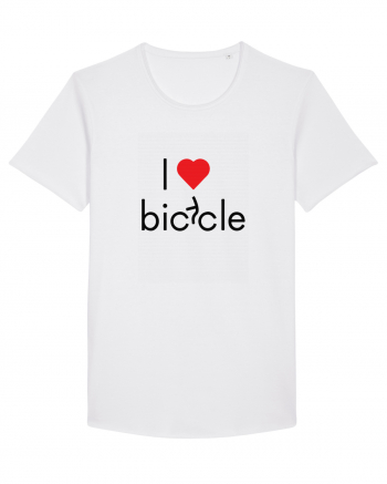 I Love Bicycle White