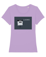 I'll Be Back Tricou mânecă scurtă guler larg fitted Damă Expresser
