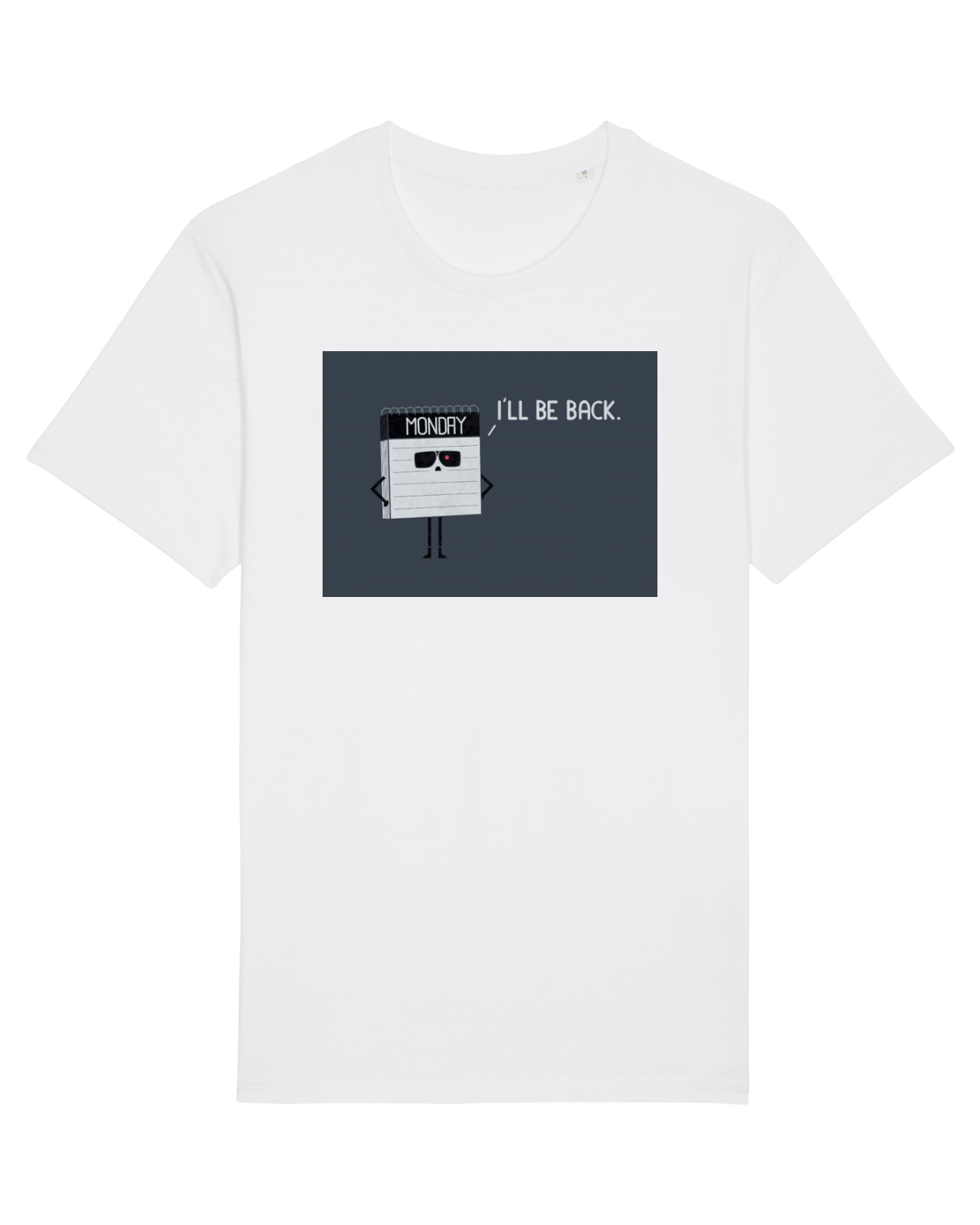 Tricou mânecă scurtă Unisex Rocker White