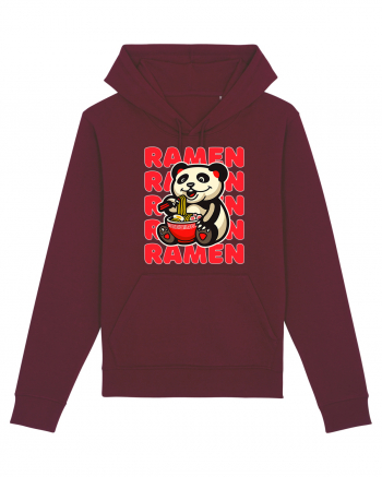 Ramen Panda Burgundy