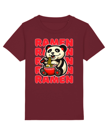 Ramen Panda Burgundy
