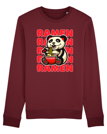 Ramen Panda Burgundy