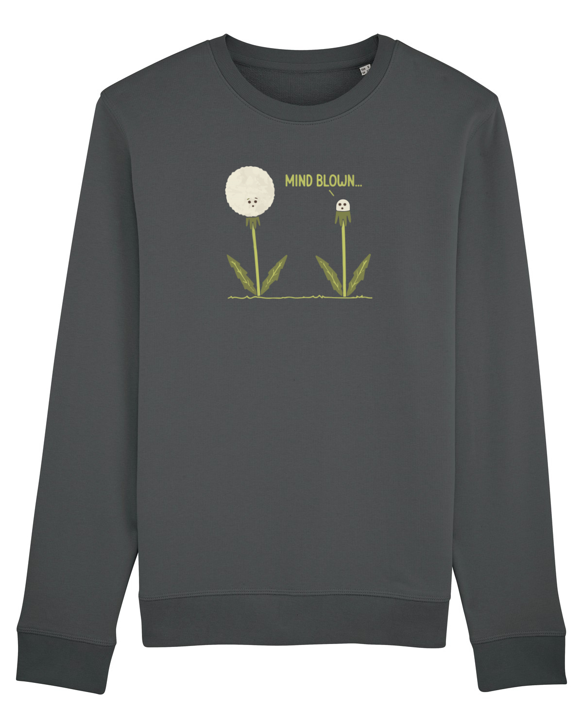 Bluză mânecă lungă Unisex Rise Anthracite