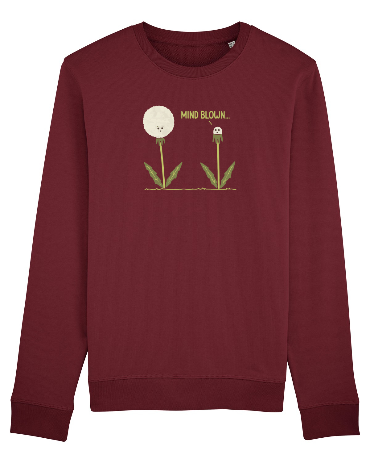 Bluză mânecă lungă Unisex Rise Burgundy