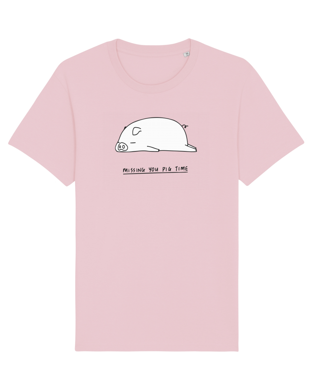 Tricou mânecă scurtă Unisex Rocker Cotton Pink