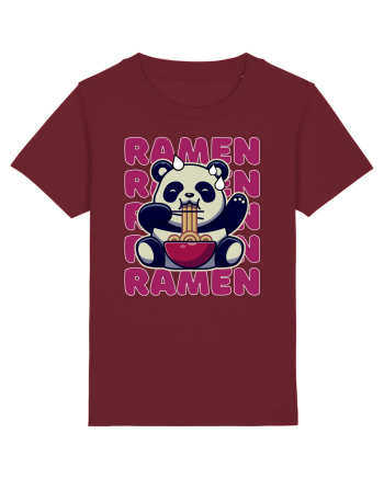 Ramen Panda Burgundy