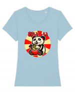 Ramen Panda Tricou mânecă scurtă guler larg fitted Damă Expresser