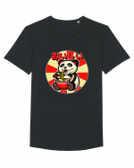 Ramen Panda Tricou mânecă scurtă guler larg Bărbat Skater