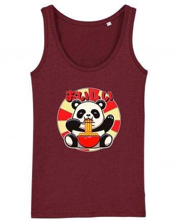 Ramen Panda Burgundy