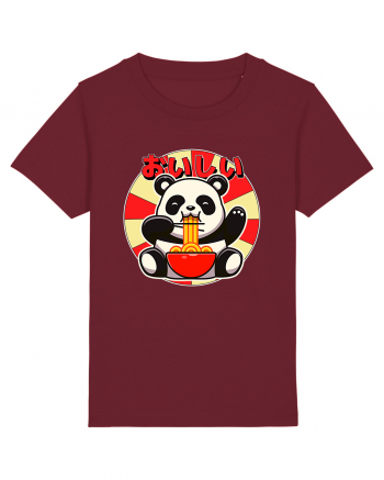 Ramen Panda Burgundy