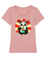 Ramen Panda Tricou mânecă scurtă guler larg fitted Damă Expresser