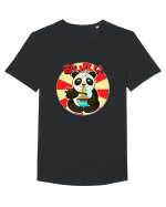 Ramen Panda Tricou mânecă scurtă guler larg Bărbat Skater