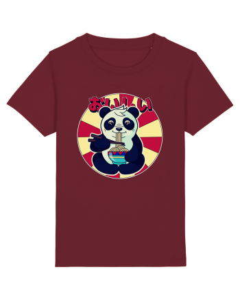 Ramen Panda Burgundy