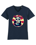 Ramen Panda Tricou mânecă scurtă guler V Bărbat Presenter