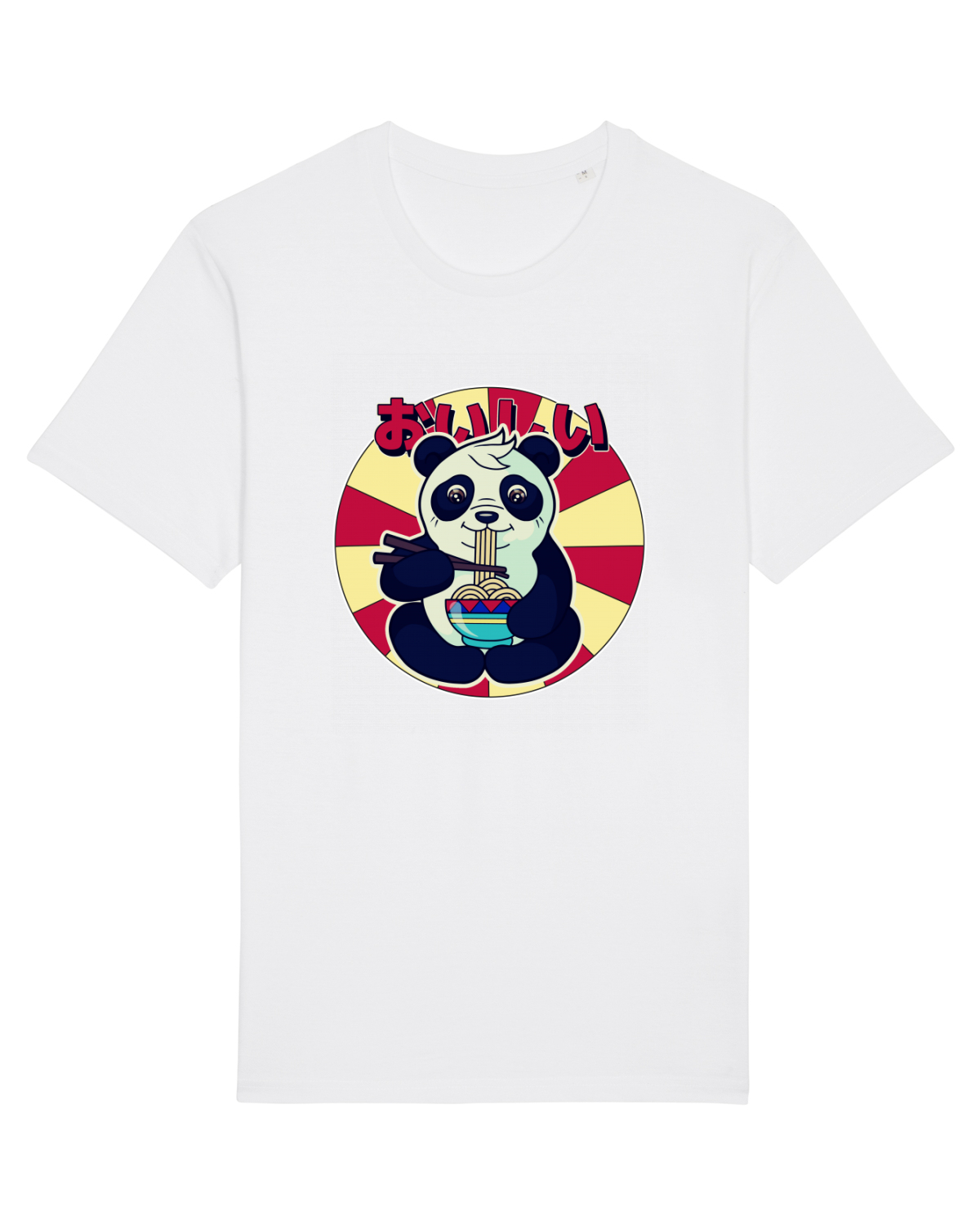 Tricou mânecă scurtă Unisex Rocker White