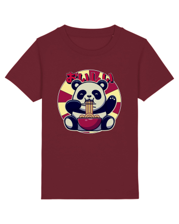 Ramen Panda Burgundy