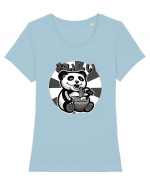 Ramen Panda Tricou mânecă scurtă guler larg fitted Damă Expresser