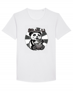 Ramen Panda Tricou mânecă scurtă guler larg Bărbat Skater