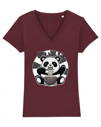 Ramen Panda Burgundy