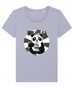 Ramen Panda Tricou mânecă scurtă guler larg fitted Damă Expresser