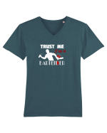 BARTENDER Tricou mânecă scurtă guler V Bărbat Presenter
