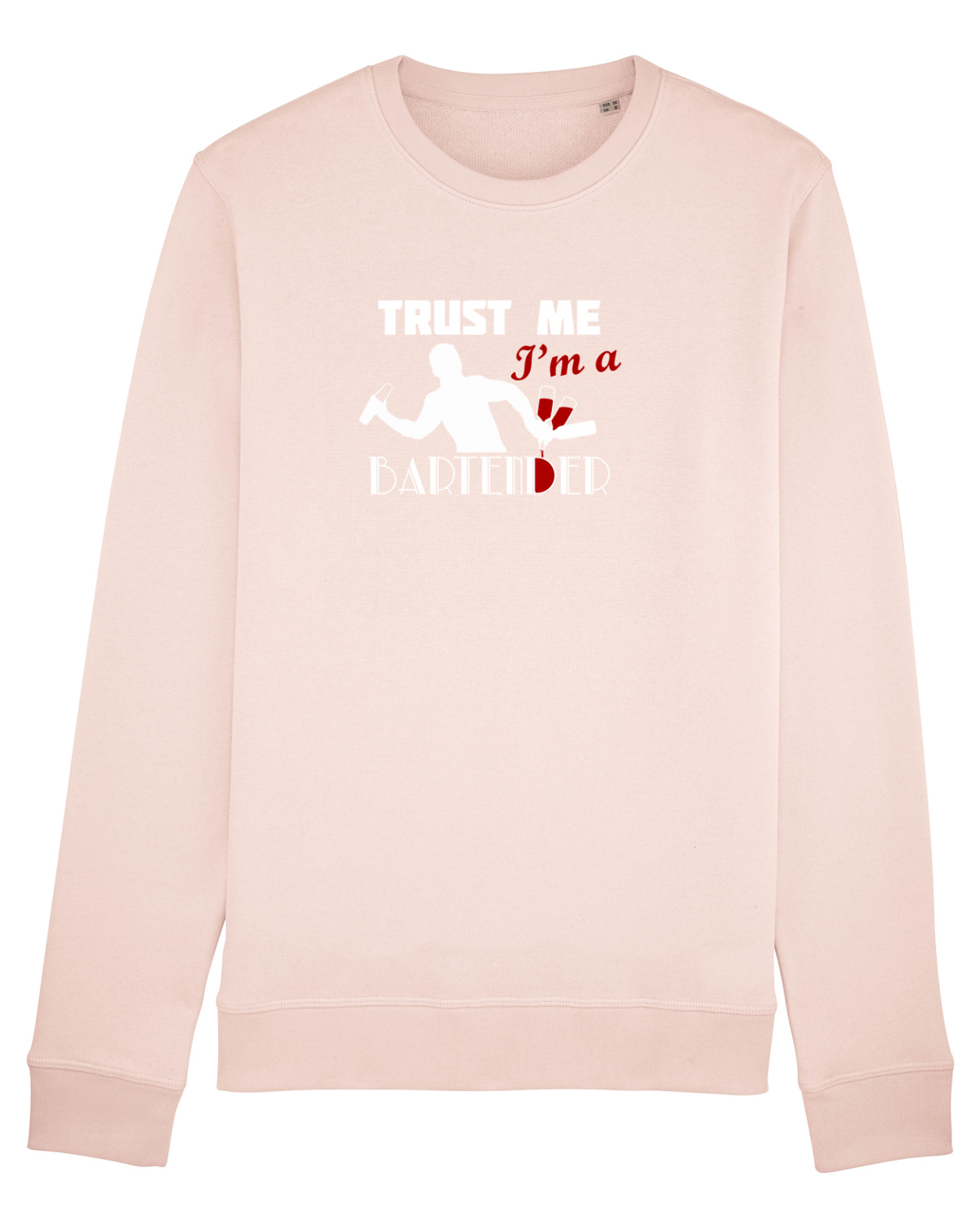 Bluză mânecă lungă Unisex Rise Candy Pink