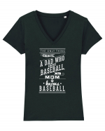 BASEBALL Tricou mânecă scurtă guler V Damă Evoker