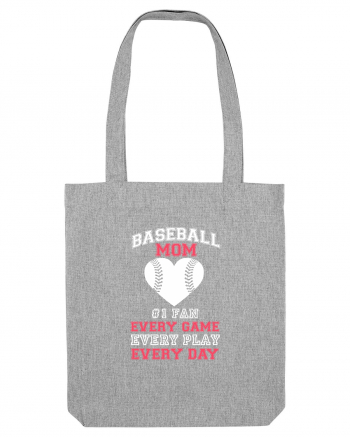 BASEBALL MOM Heather Grey