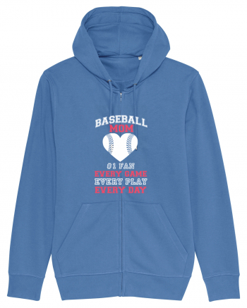 BASEBALL MOM Bright Blue