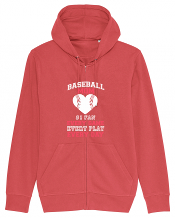 BASEBALL MOM Carmine Red