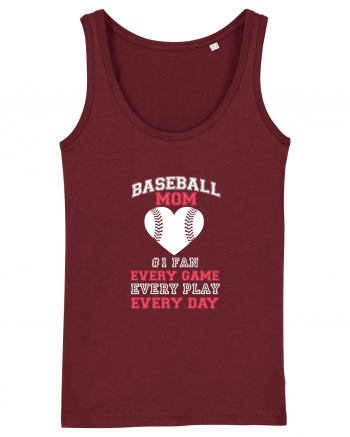 BASEBALL MOM Burgundy