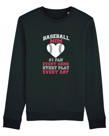 BASEBALL MOM Black