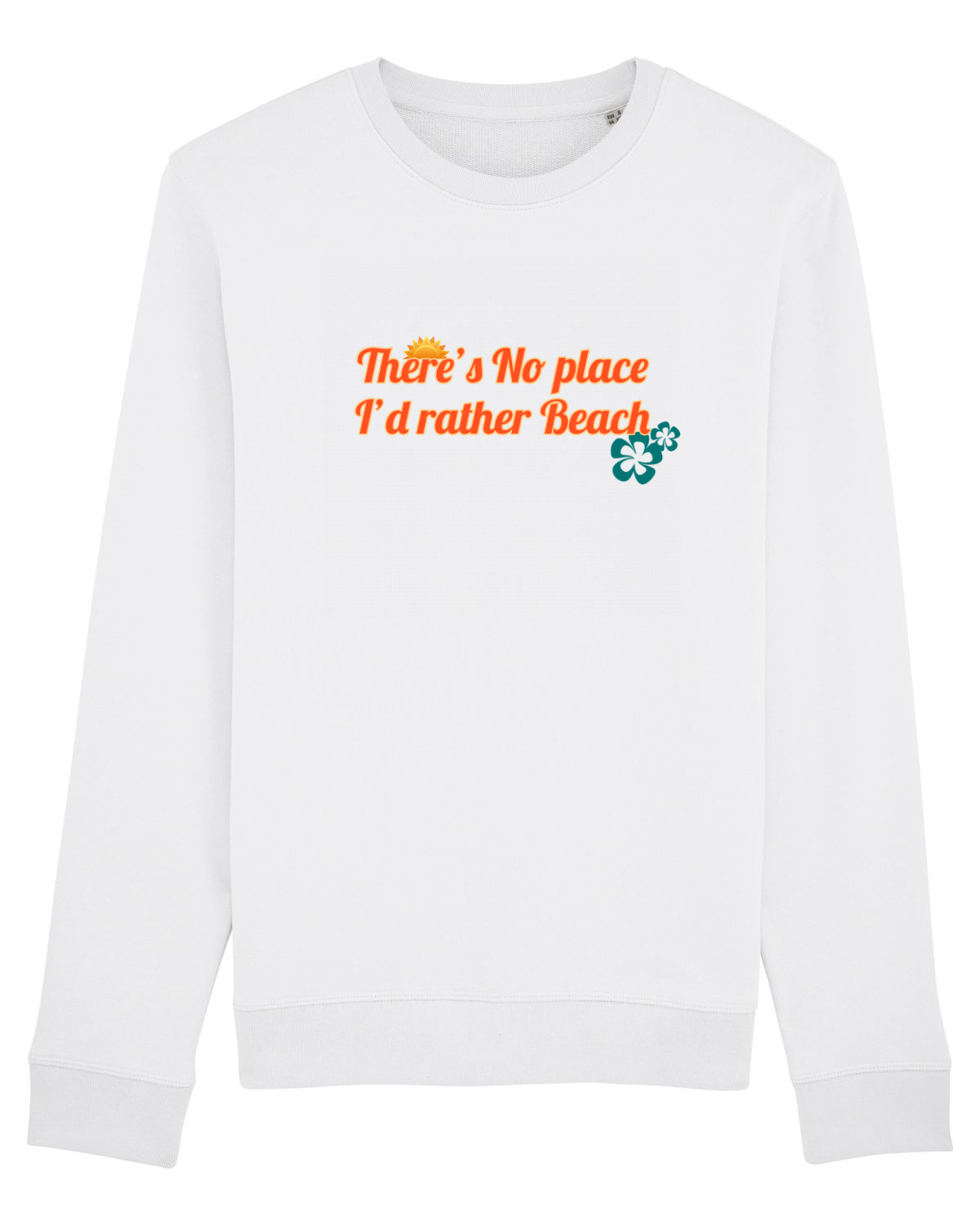 Bluză mânecă lungă Unisex Rise White