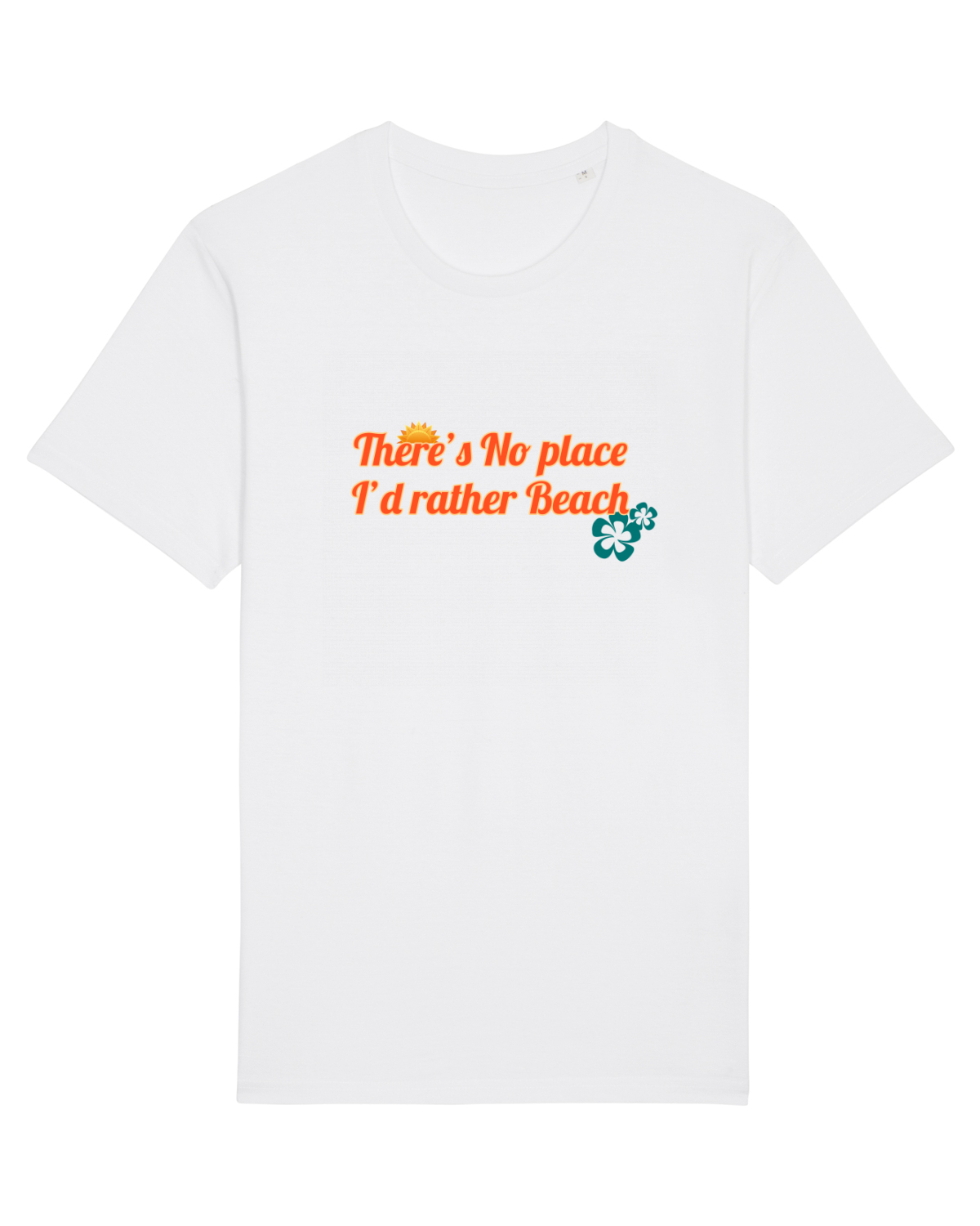 Tricou mânecă scurtă Unisex Rocker White