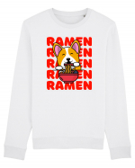 Kawaii Corgi Eating Ramen Bluză mânecă lungă Unisex Rise