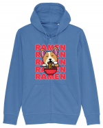 Kawaii Corgi Eating Ramen Hanorac cu fermoar Unisex Connector