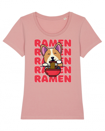 Kawaii Corgi Eating Ramen Canyon Pink