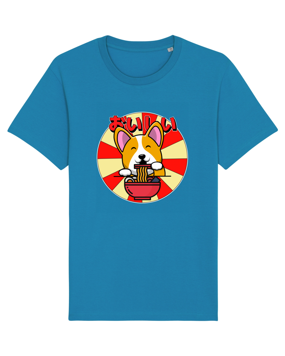 Tricou mânecă scurtă Unisex Rocker Azur