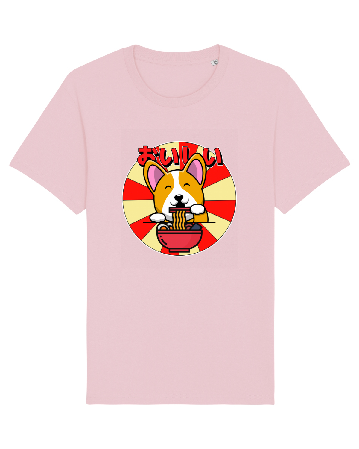 Tricou mânecă scurtă Unisex Rocker Cotton Pink