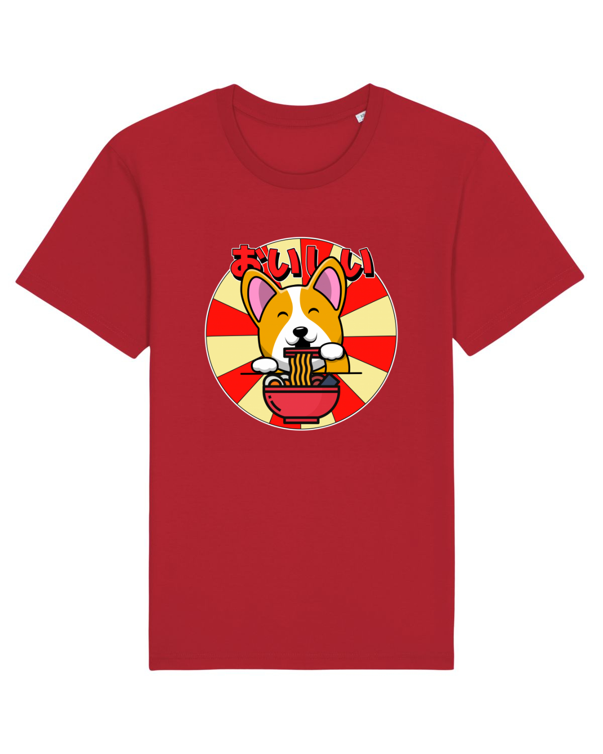 Tricou mânecă scurtă Unisex Rocker Red