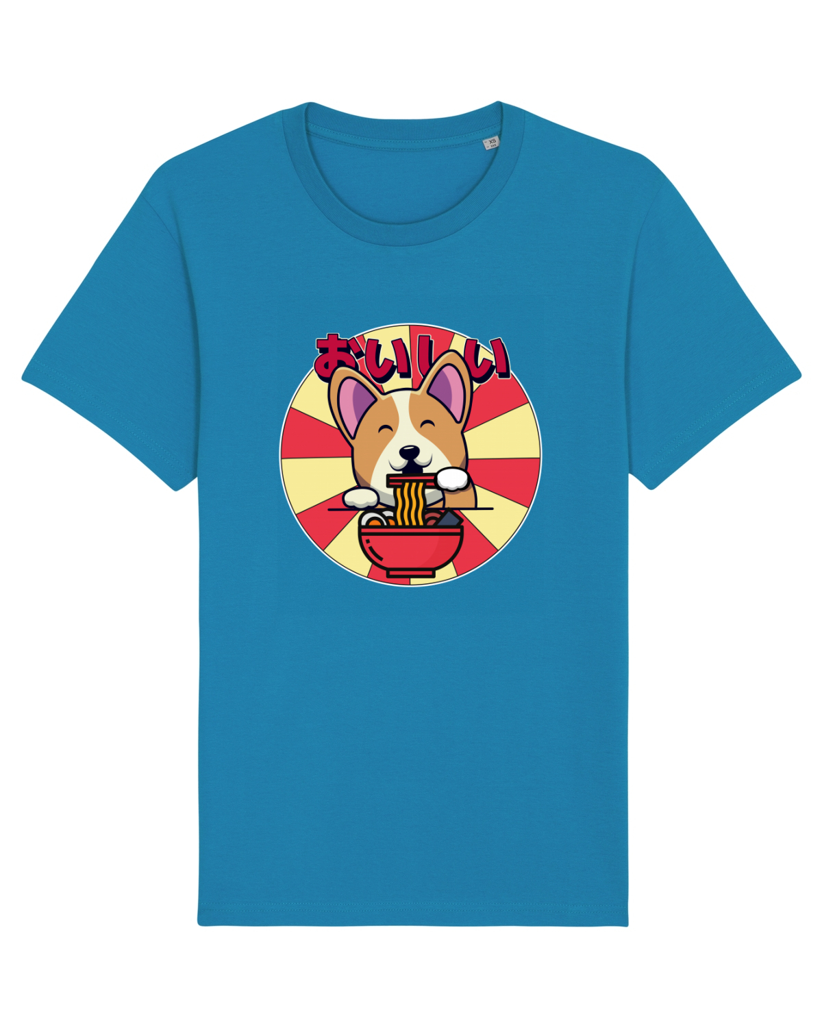 Tricou mânecă scurtă Unisex Rocker Azur