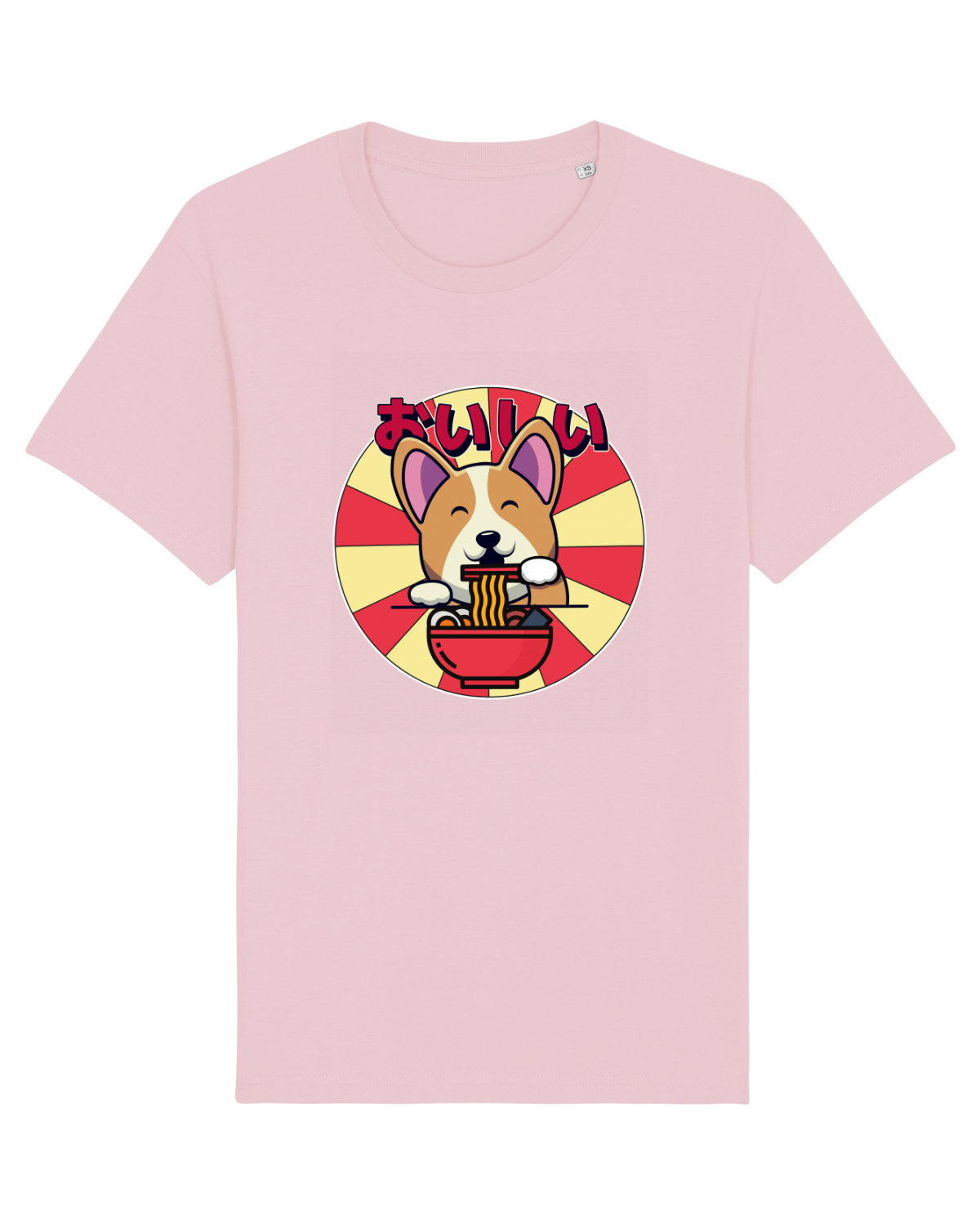 Tricou mânecă scurtă Unisex Rocker Cotton Pink