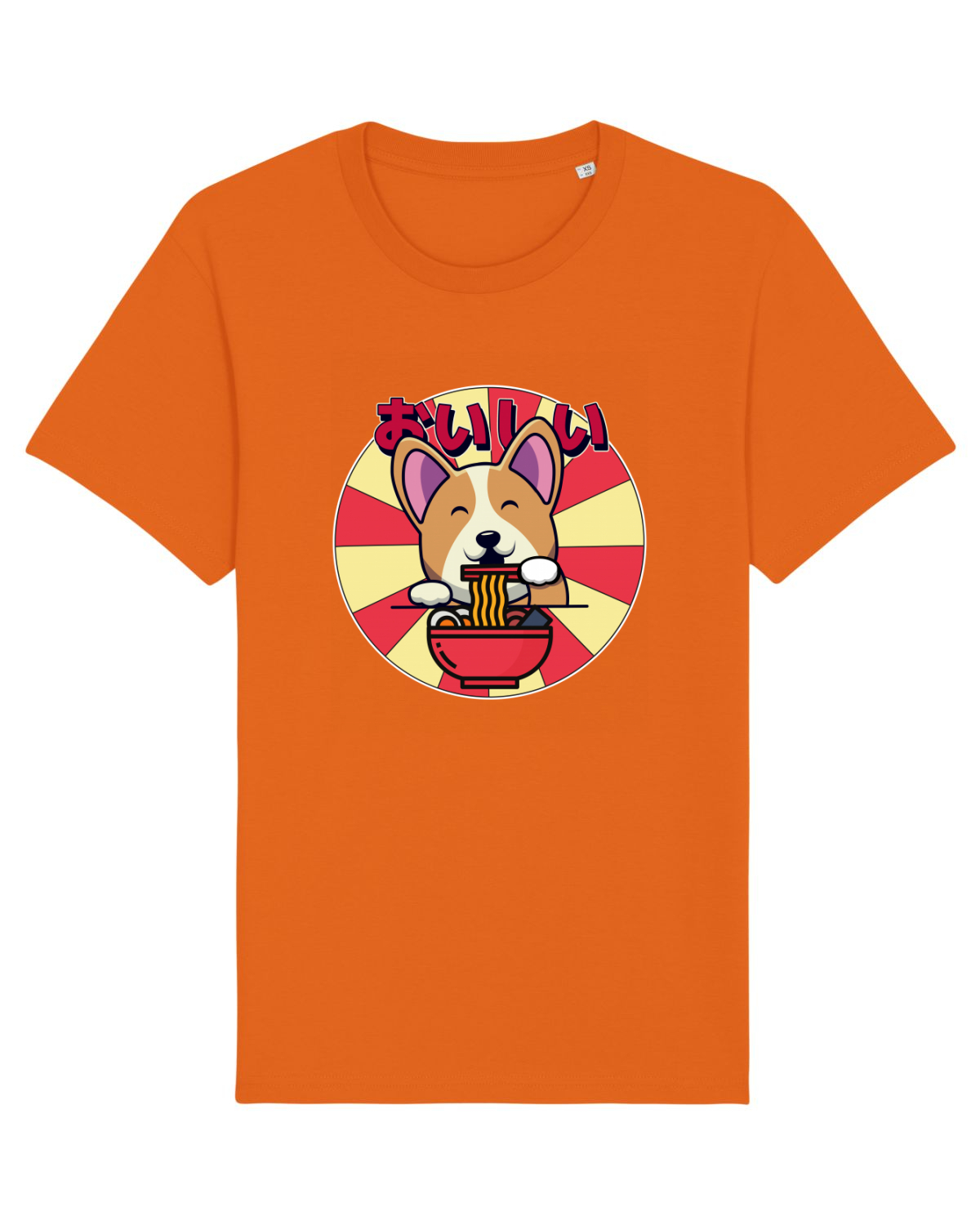 Tricou mânecă scurtă Unisex Rocker Bright Orange