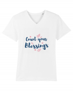 Count your blessings Tricou mânecă scurtă guler V Bărbat Presenter