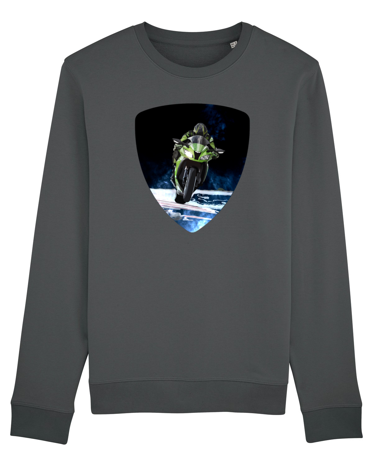 Bluză mânecă lungă Unisex Rise Anthracite