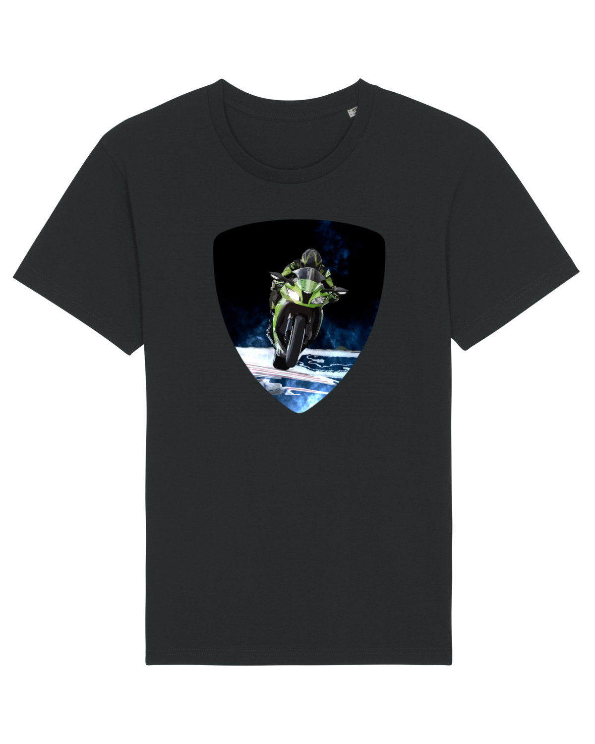 Tricou mânecă scurtă Unisex Rocker Black