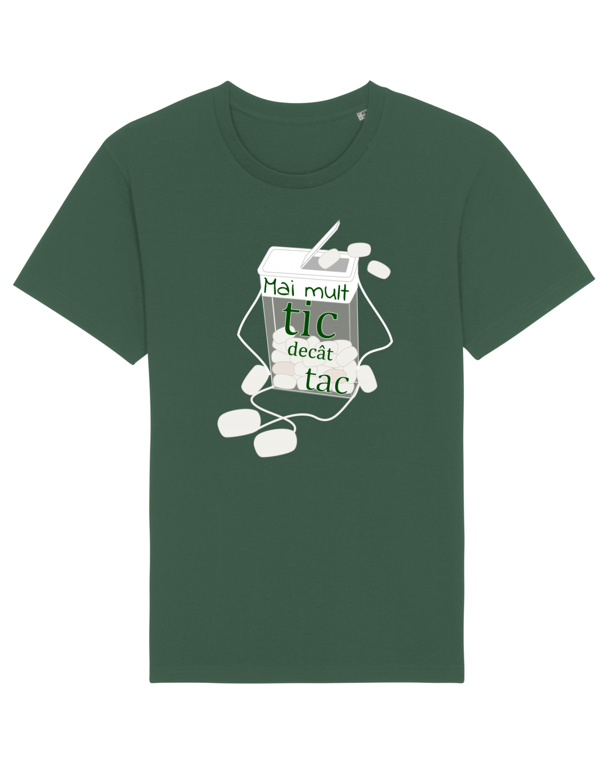 Tricou mânecă scurtă Unisex Rocker Bottle Green