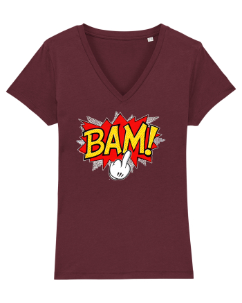 Bam! Fuck you! Burgundy