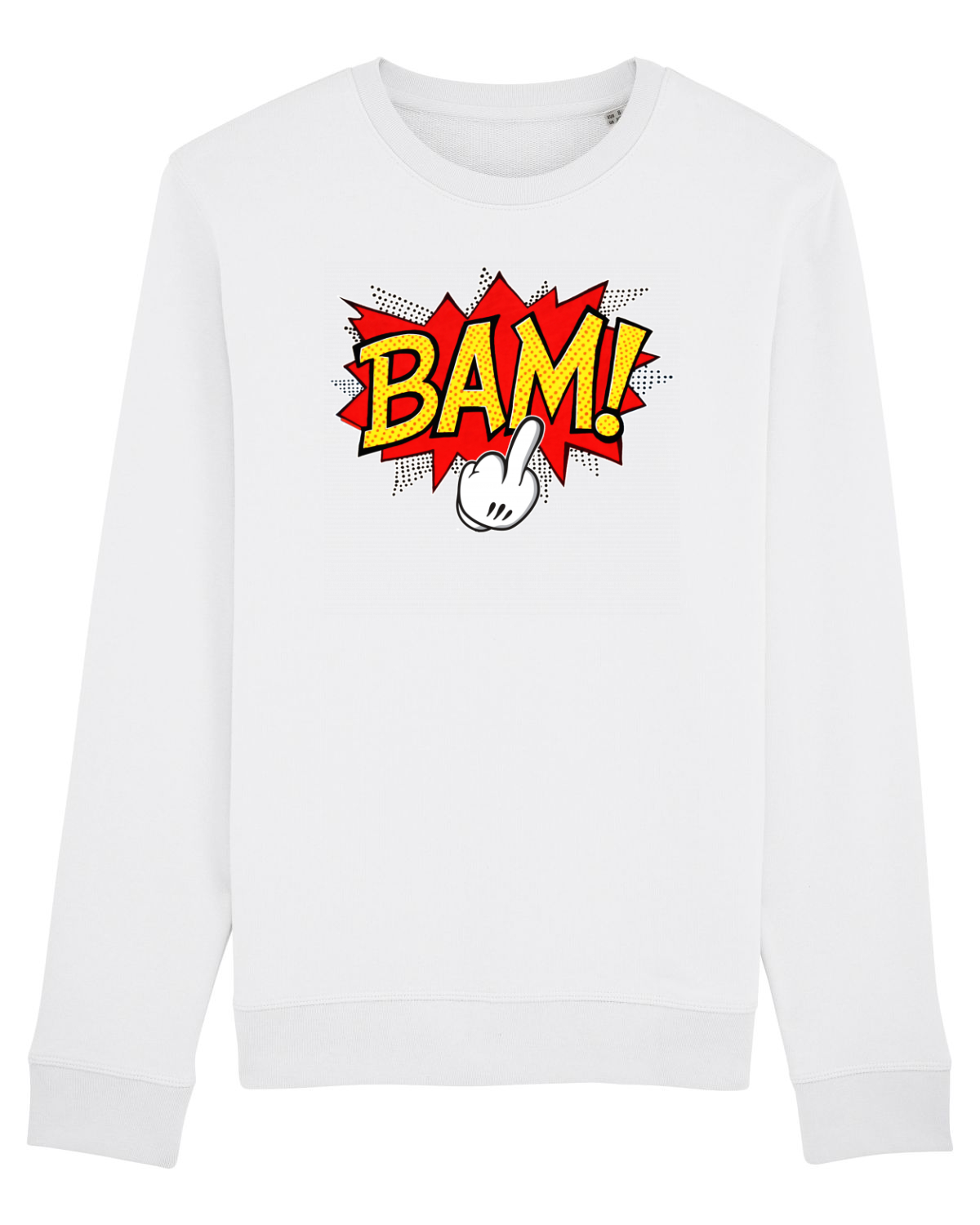 Bluză mânecă lungă Unisex Rise White