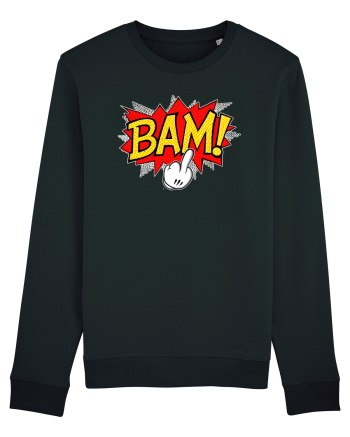 Bam! Fuck you! Black